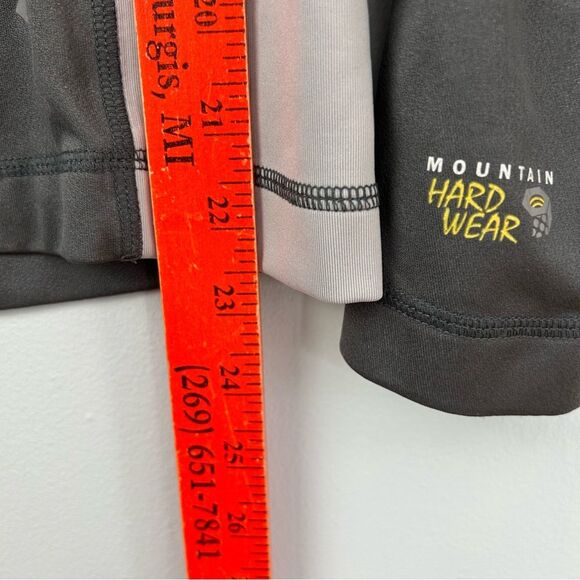 Mountain Hardwear Windstopper Soft shell Pullover Jacket Gray Women’s Sz M - Picture 9 of 16